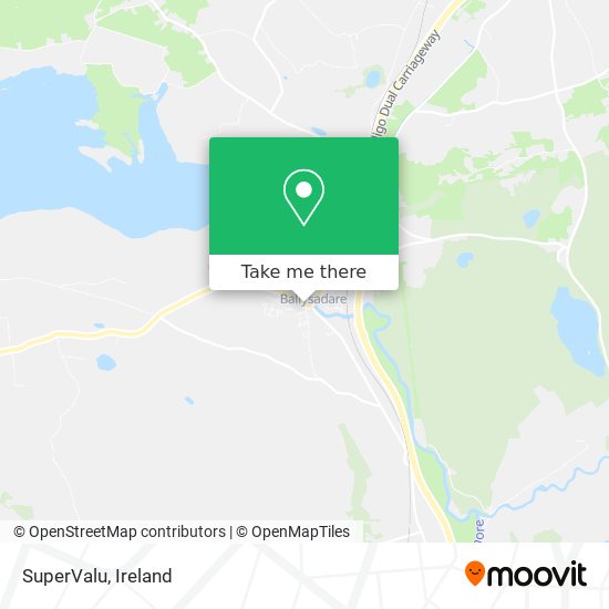 SuperValu map