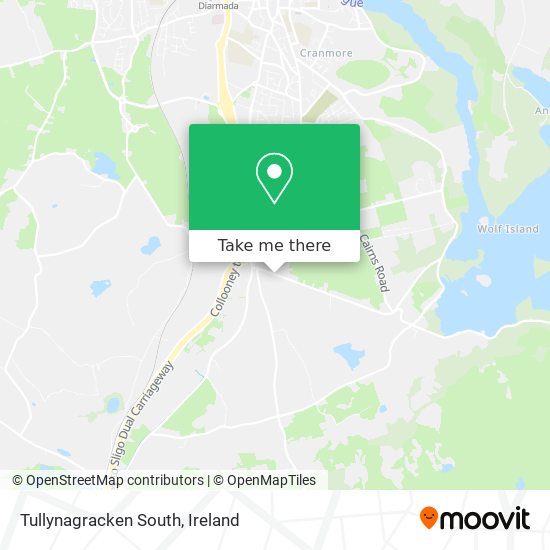 Tullynagracken South map