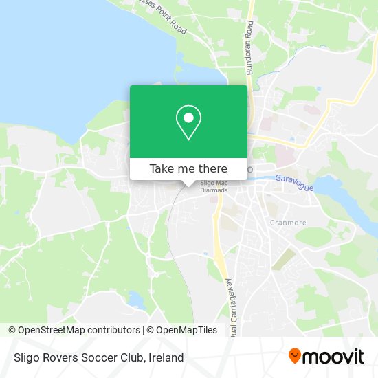 Sligo Rovers Soccer Club map