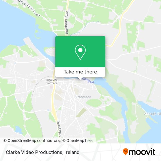 Clarke Video Productions map