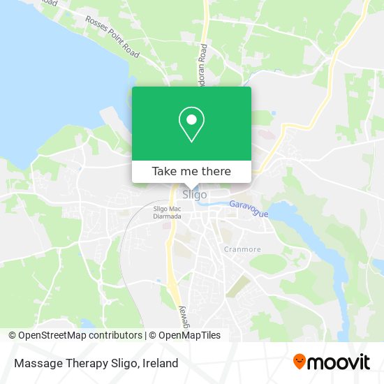 Massage Therapy Sligo map