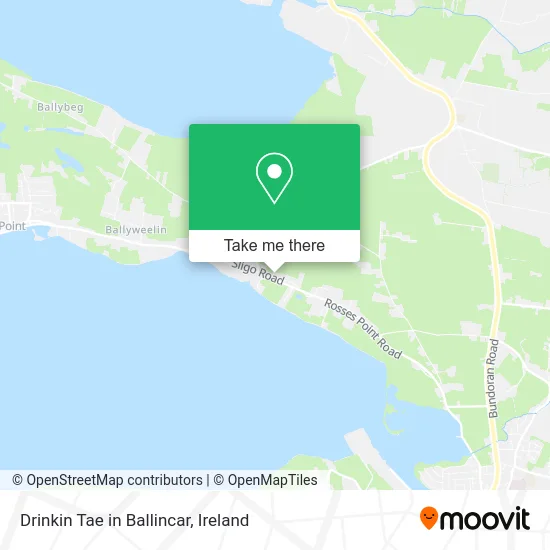 Drinkin Tae in Ballincar map