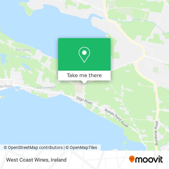 West Coast Wines map