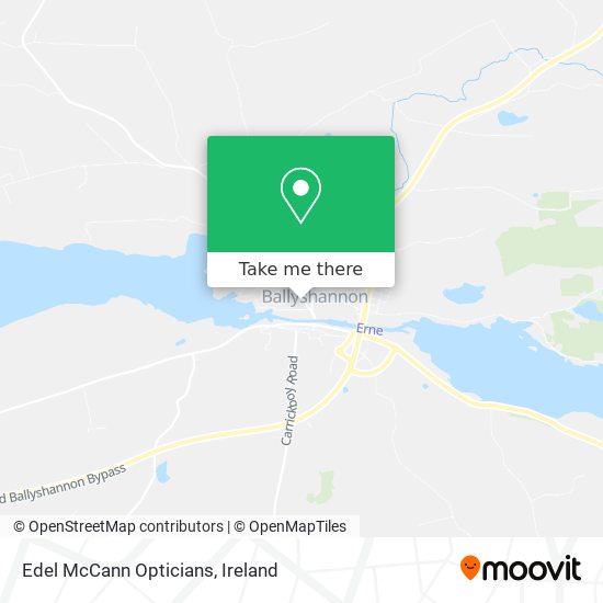 Edel McCann Opticians map