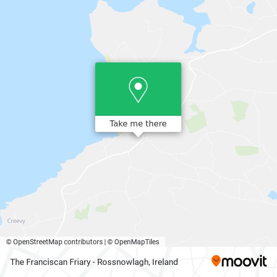 The Franciscan Friary - Rossnowlagh map