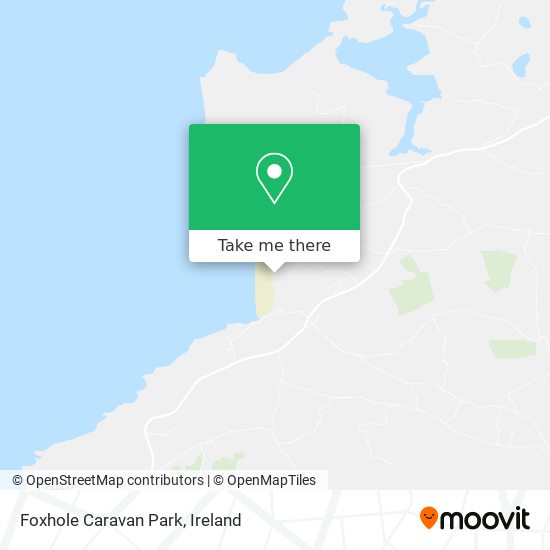 Foxhole Caravan Park map