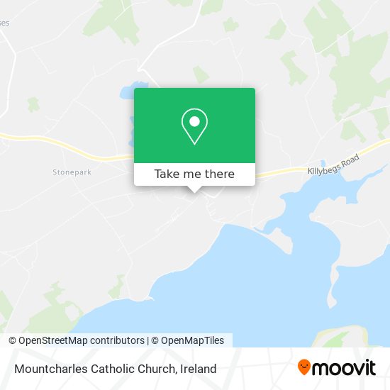 Mountcharles Catholic Church map