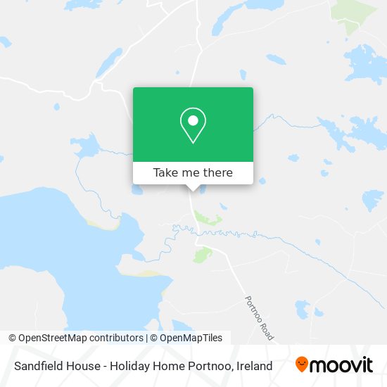 Sandfield House - Holiday Home Portnoo plan