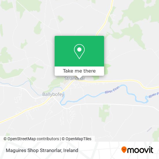 Maguires Shop Stranorlar map