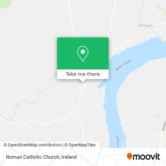 Roman Catholic Church map