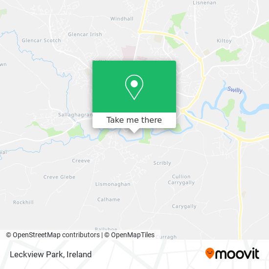 Leckview Park map