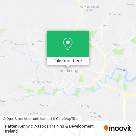 Patten Kenny & Assocs Training & Development map