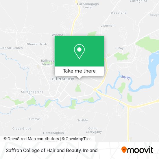 Saffron College of Hair and Beauty map