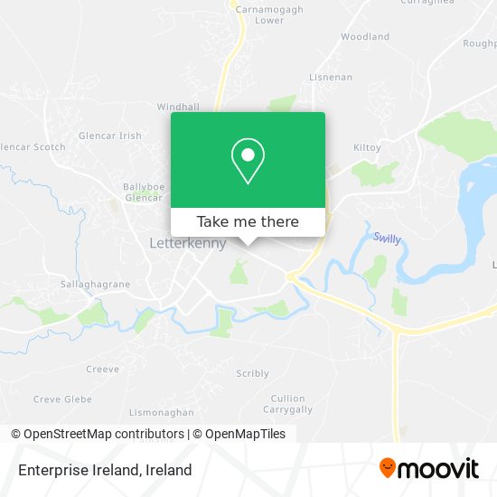 Enterprise Ireland map