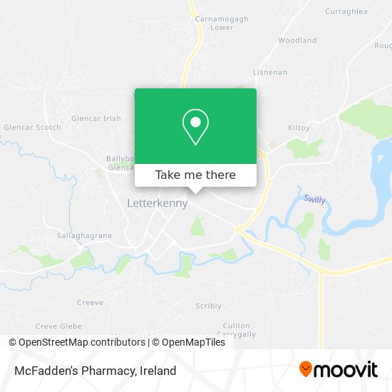 McFadden's Pharmacy map