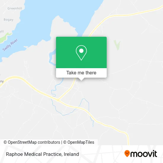 Raphoe Medical Practice map