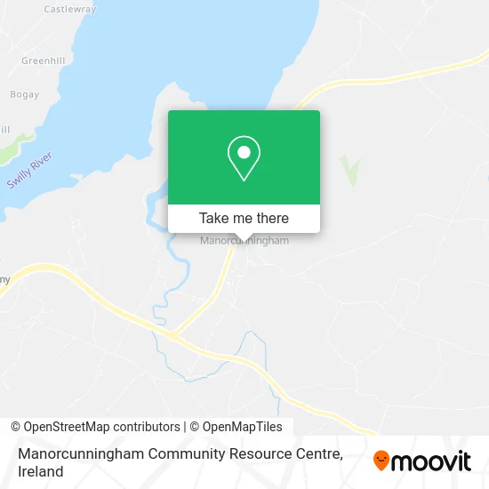 Manorcunningham Community Resource Centre map