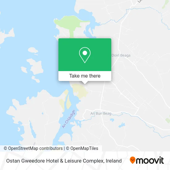 Ostan Gweedore Hotel & Leisure Complex map