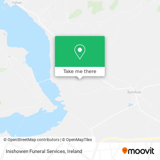 Inishowen Funeral Services map