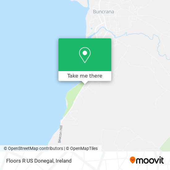 Floors R US Donegal map