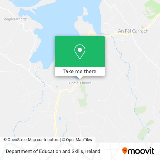 Department of Education and Skills map