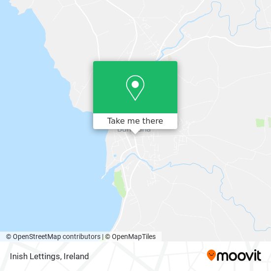 Inish Lettings map