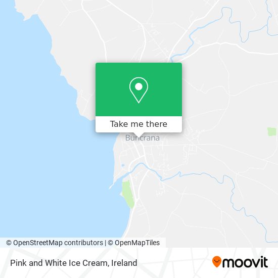 Pink and White Ice Cream map