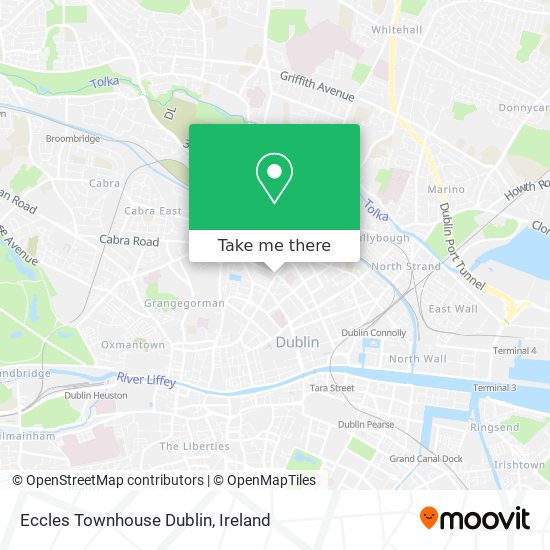 Eccles Townhouse Dublin map