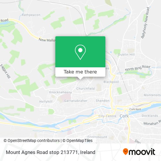 Mount Agnes Road stop 213771 map