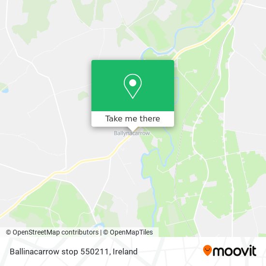 Ballinacarrow stop 550211 map