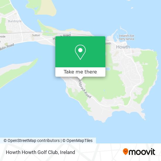 Howth Howth Golf Club map