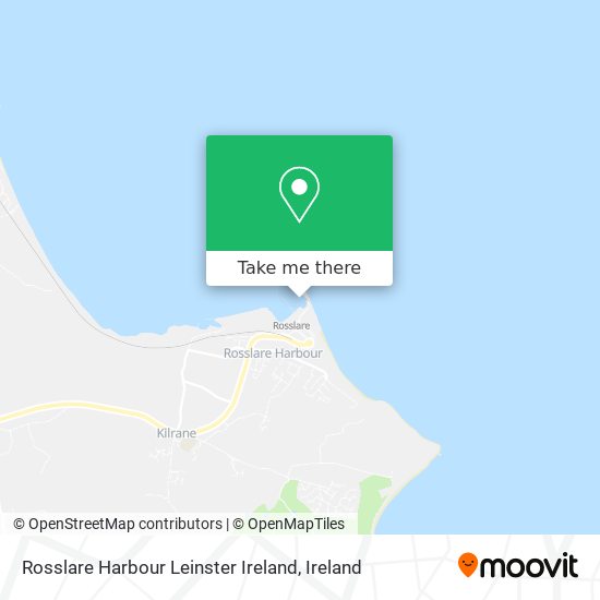 Rosslare Harbour Leinster Ireland map