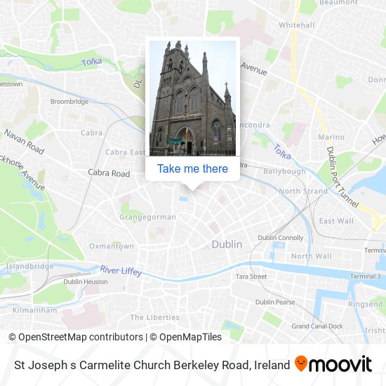 St Joseph s Carmelite Church Berkeley Road plan