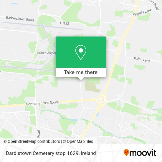 Dardistown Cemetery stop 1629 map