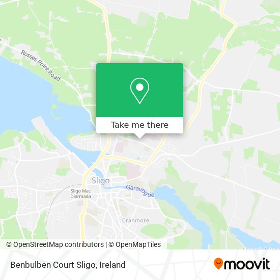 Benbulben Court Sligo map