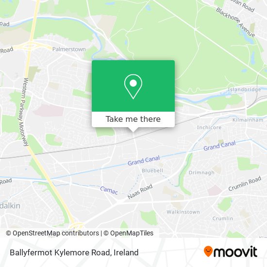 Ballyfermot Kylemore Road map