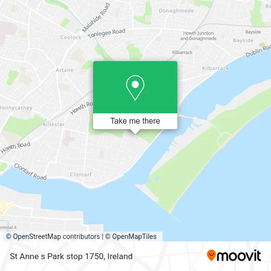 St Anne s Park stop 1750 map