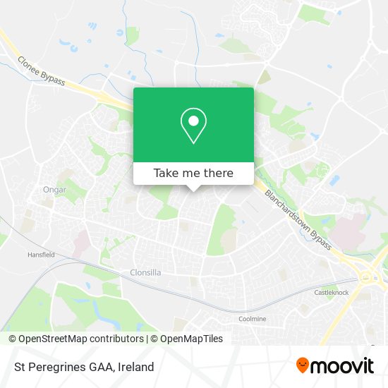 St Peregrines GAA map