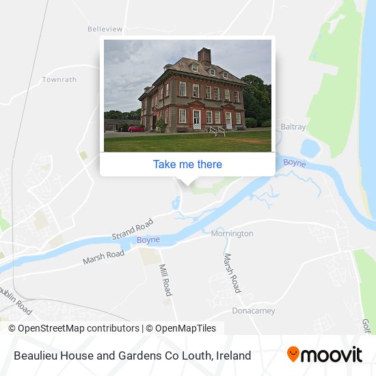 Beaulieu House and Gardens Co Louth map