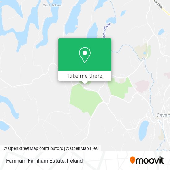 Farnham Farnham Estate map