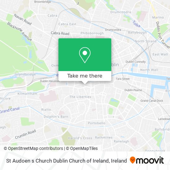 St Audoen s Church Dublin Church of Ireland plan