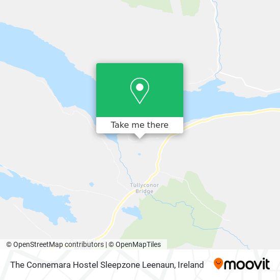 The Connemara Hostel Sleepzone Leenaun map