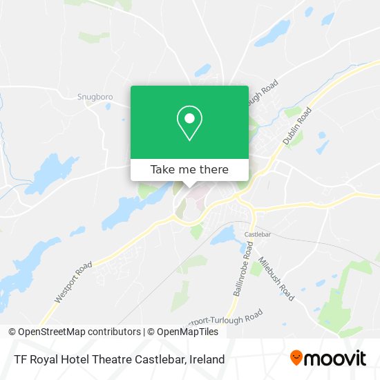 TF Royal Hotel Theatre Castlebar map
