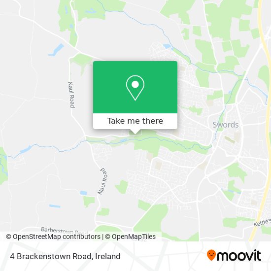 4 Brackenstown Road map