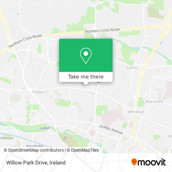 Willow Park Drive map