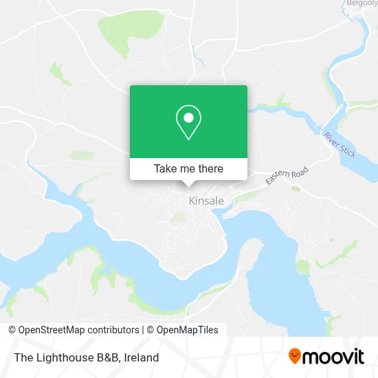 The Lighthouse B&B map