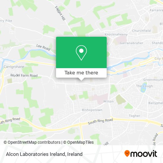 Alcon Laboratories Ireland map