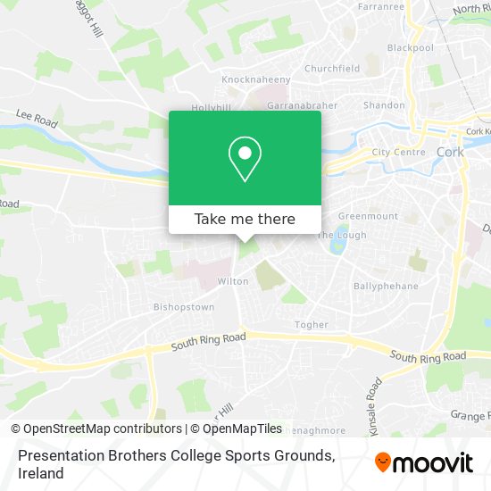 Presentation Brothers College Sports Grounds map