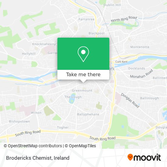 Brodericks Chemist map