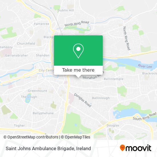 Saint Johns Ambulance Brigade map